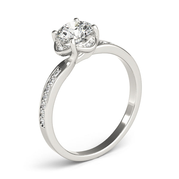 Round Diamond Engagement Ring · 0.57 ct tw