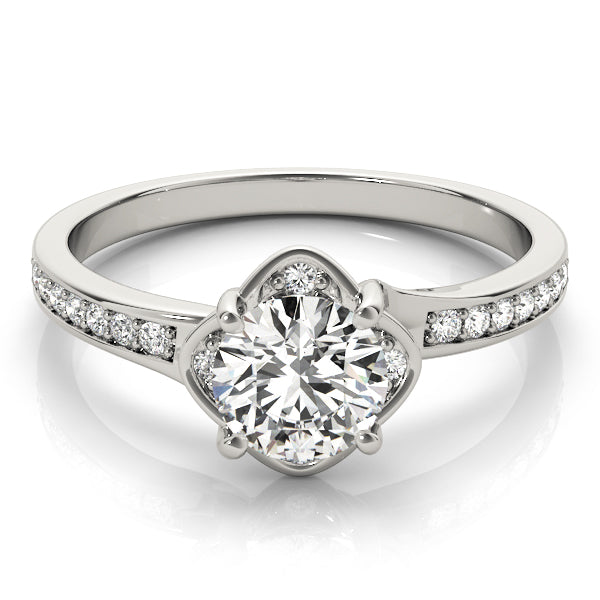 Round Diamond Engagement Ring · 0.57 ct tw