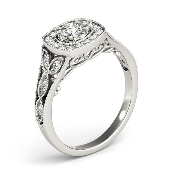 Round Diamond Engagement Ring · 0.27 ct tw