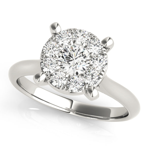 Round Diamond Engagement Ring · 0.58 ct tw