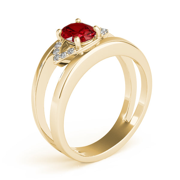 Oval 7x5 Diamond Ring · 0.05 ct tw