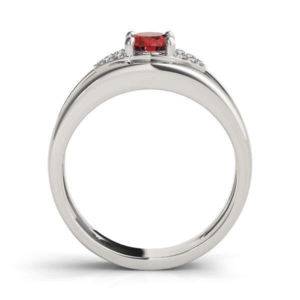 Oval 7x5 Diamond Ring · 0.05 ct tw