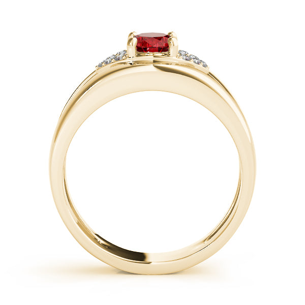 Oval 7x5 Diamond Ring · 0.05 ct tw