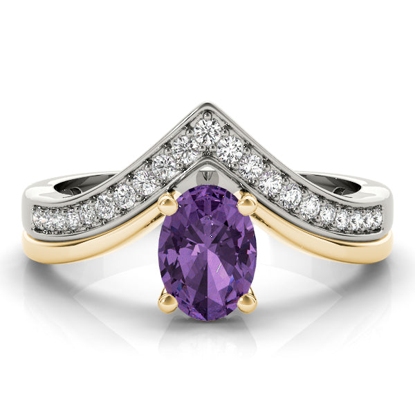 Oval 7x5 Diamond Ring · 0.14 ct tw