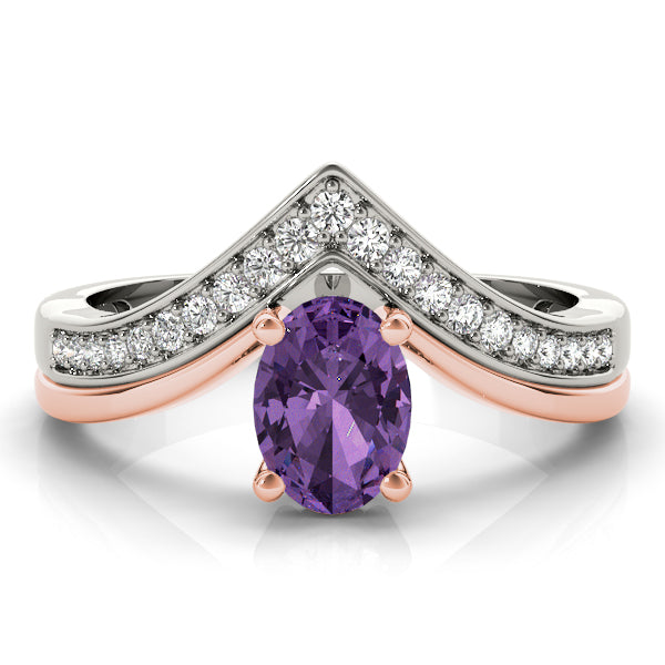 Oval 7x5 Diamond Ring · 0.14 ct tw