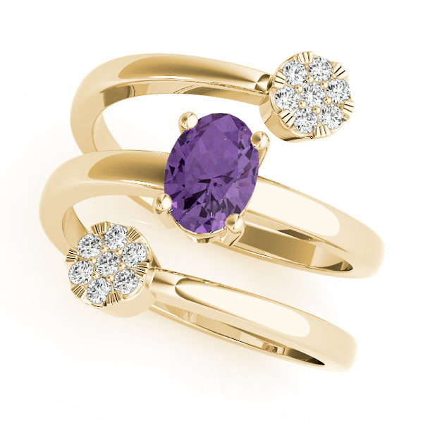 Oval 7x5 Diamond Ring · 0.14 ct tw