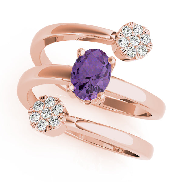 Oval 7x5 Diamond Ring · 0.14 ct tw