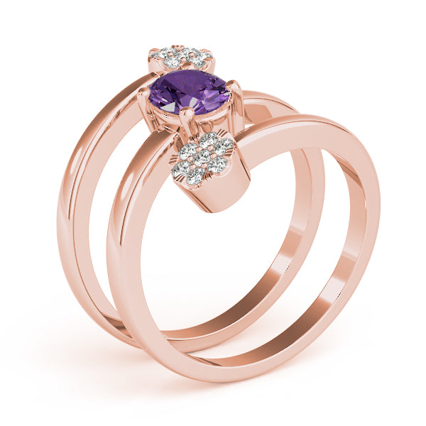 Oval 7x5 Diamond Ring · 0.14 ct tw