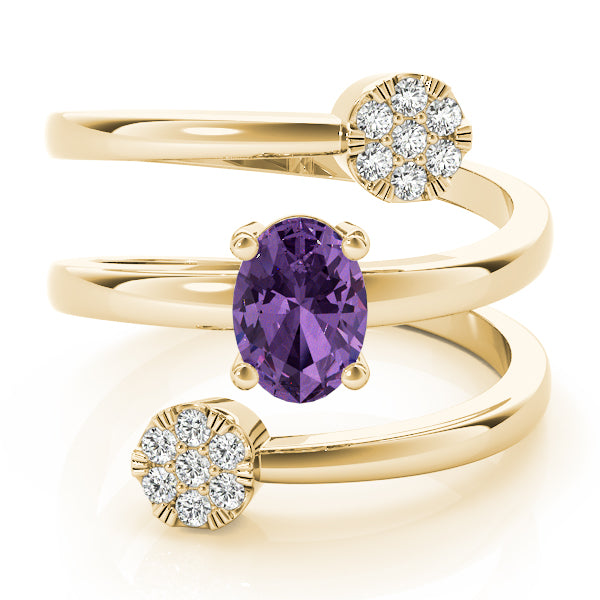Oval 7x5 Diamond Ring · 0.14 ct tw