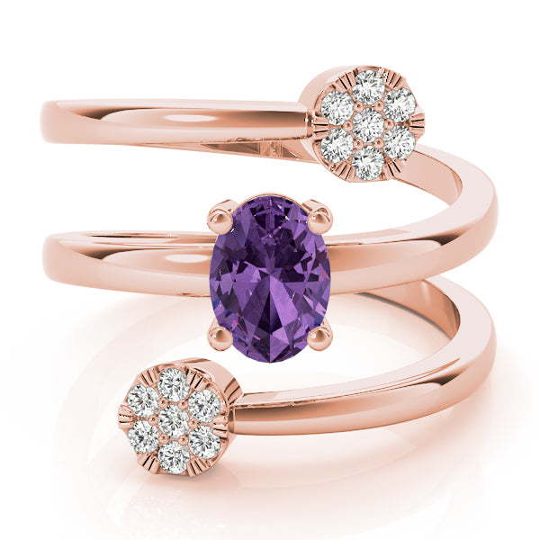 Oval 7x5 Diamond Ring · 0.14 ct tw