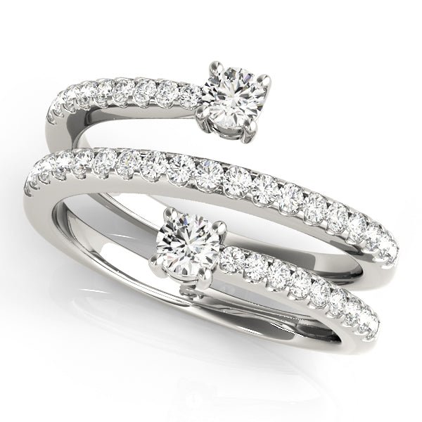 Round Gemstone Fashion Ring · 0.50 ct tw
