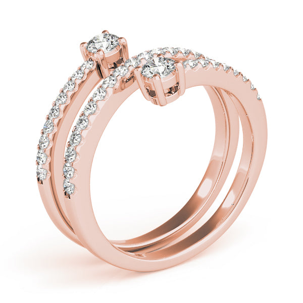 Round Gemstone Fashion Ring · 0.50 ct tw