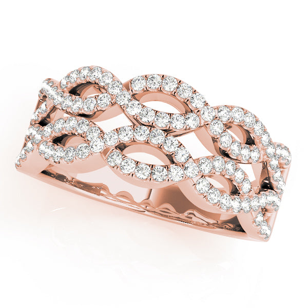 Two Row Infinity Diamond Band · 0.63 ct tw