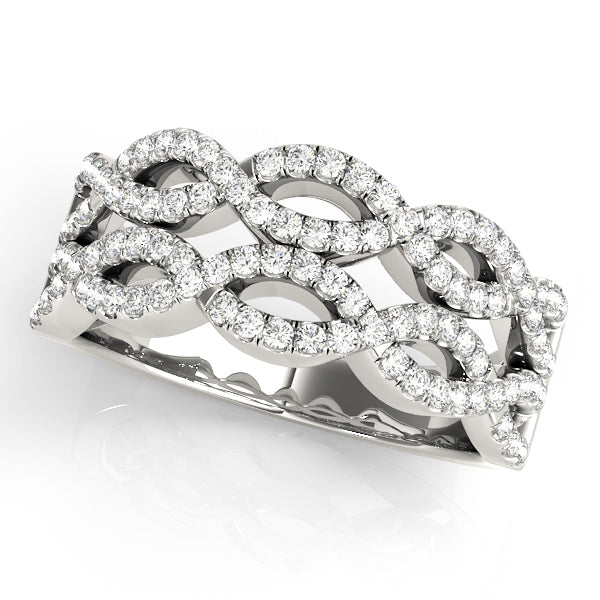 Two Row Infinity Diamond Band · 0.63 ct tw