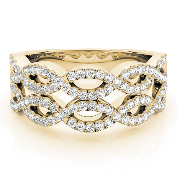 Two Row Infinity Diamond Band · 0.63 ct tw