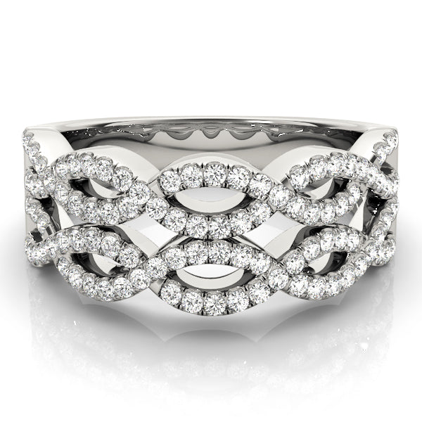 Two Row Infinity Diamond Band · 0.63 ct tw