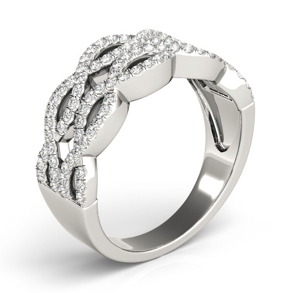 Two Row Infinity Diamond Band · 0.63 ct tw