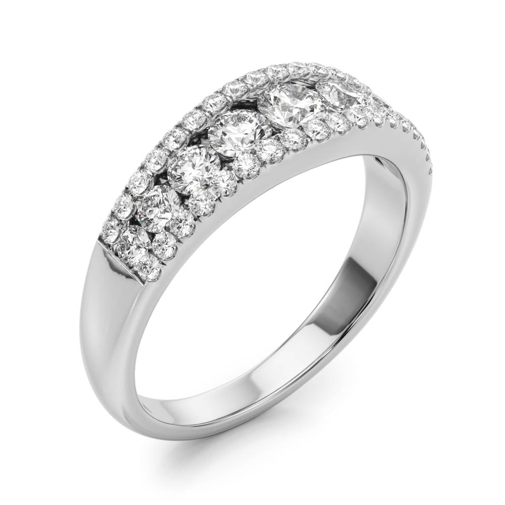 Round Fashion Diamond Band · 0.86 ct tw