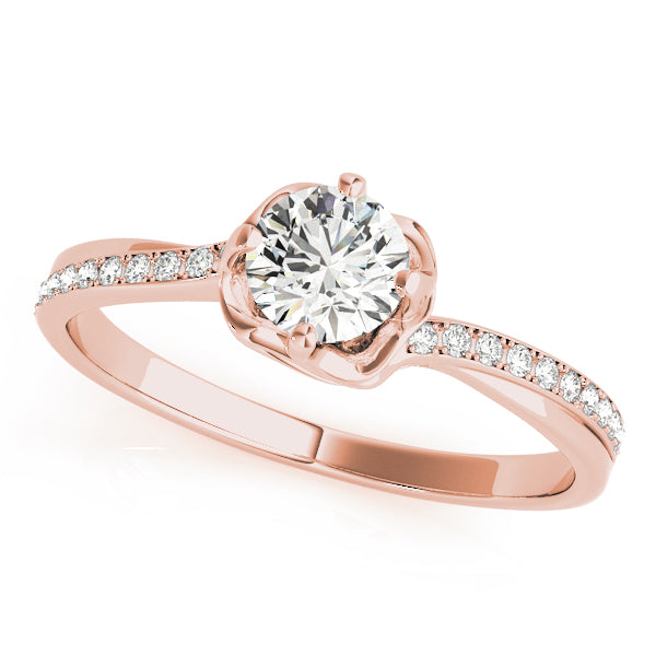 Round Diamond Engagement Ring · 0.41 ct tw