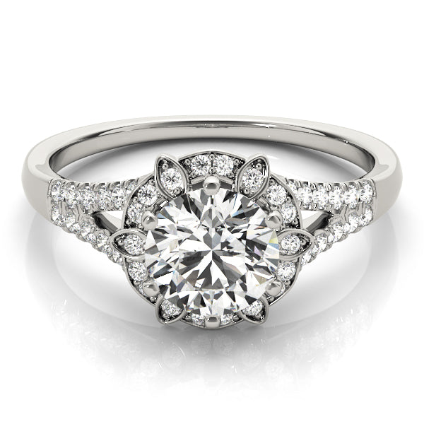 Round Diamond Engagement Ring · 0.96 ct tw