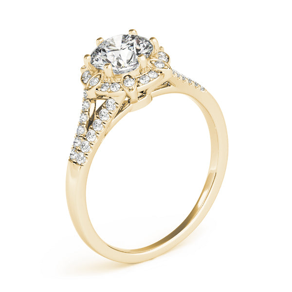 Round Diamond Engagement Ring · 0.96 ct tw