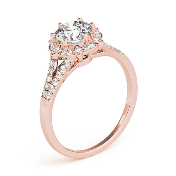 Round Diamond Engagement Ring · 0.96 ct tw