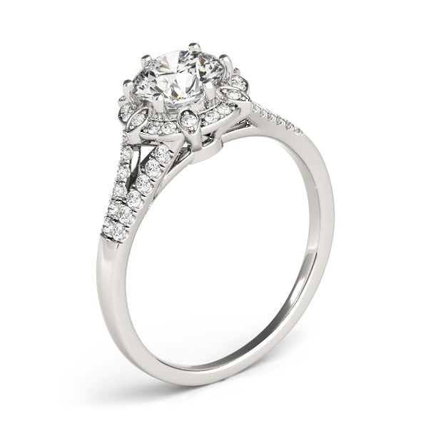 Round Diamond Engagement Ring · 0.96 ct tw
