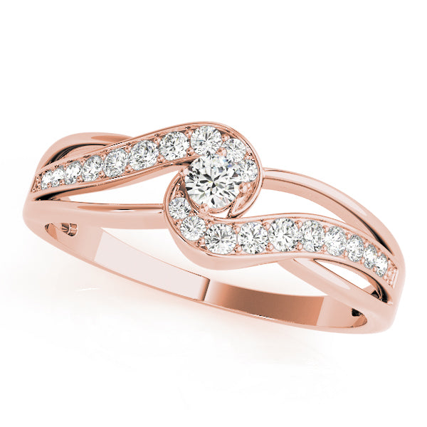 Round Diamond Engagement Ring · 0.17 ct tw