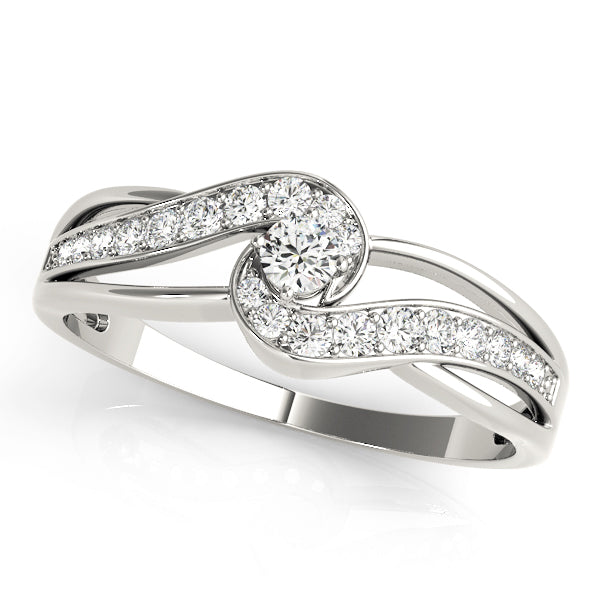 Round Diamond Engagement Ring · 0.17 ct tw