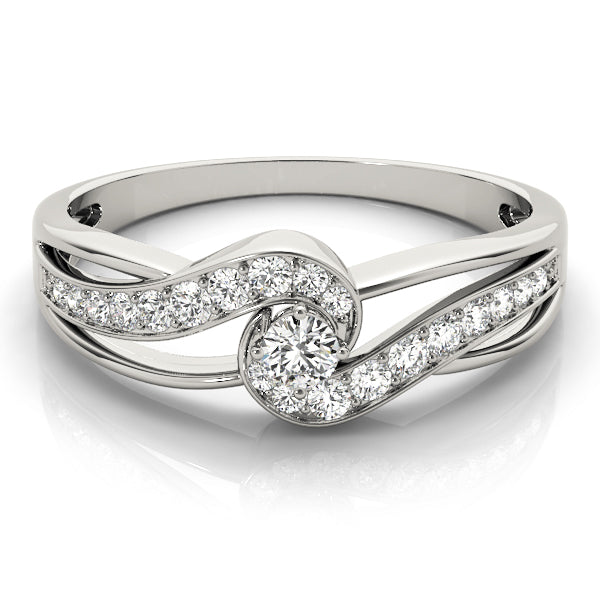 Round Diamond Engagement Ring · 0.17 ct tw