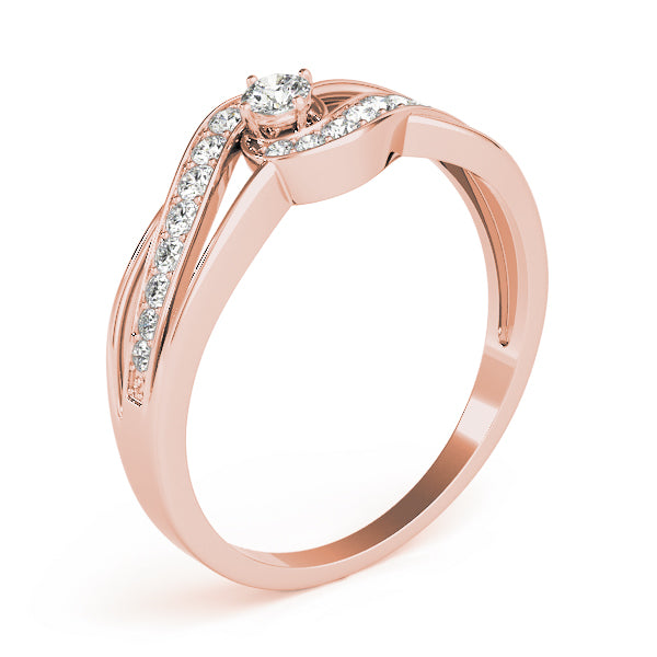 Round Diamond Engagement Ring · 0.17 ct tw