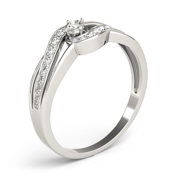 Round Diamond Engagement Ring · 0.17 ct tw