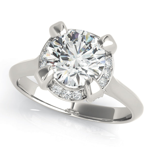 Round Diamond Engagement Ring · 0.92 ct tw