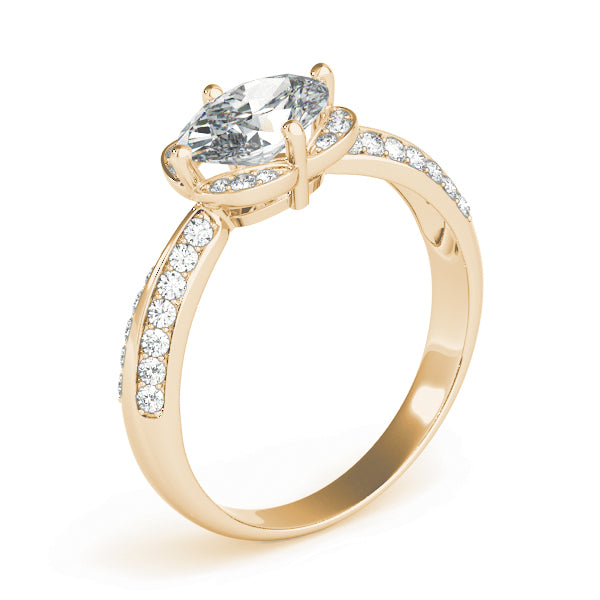 Oval Diamond Engagement Ring · 1.11 ct tw