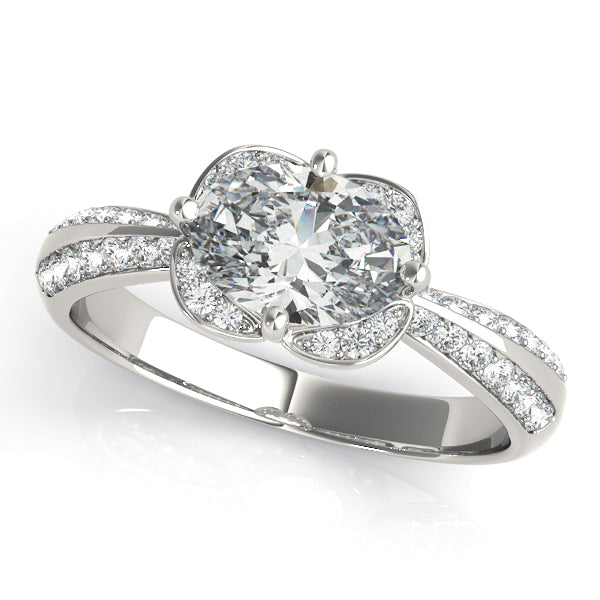 Oval Diamond Engagement Ring · 1.11 ct tw