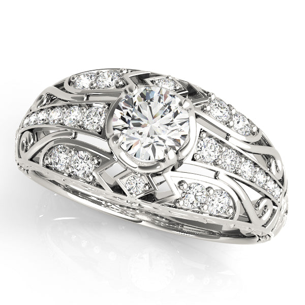Round Diamond Engagement Ring · 0.73 ct tw