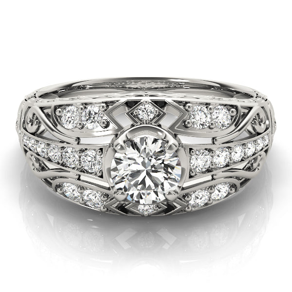 Round Diamond Engagement Ring · 0.73 ct tw