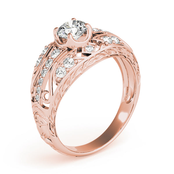 Round Diamond Engagement Ring · 0.73 ct tw