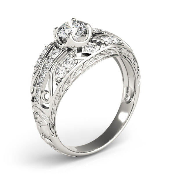 Round Diamond Engagement Ring · 0.73 ct tw