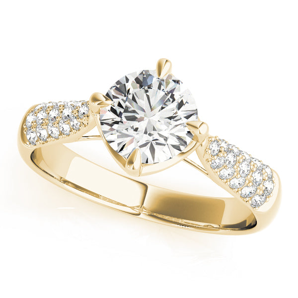 Round Diamond Engagement Ring · 0.90 ct tw