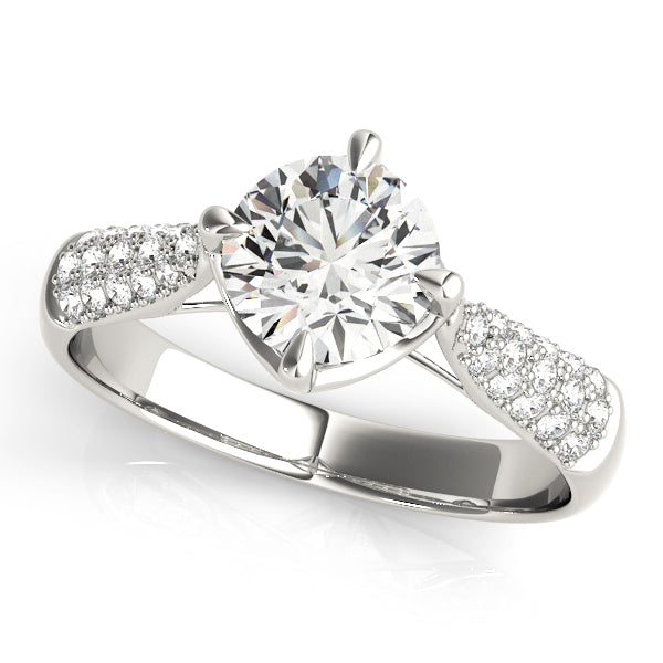 Round Diamond Engagement Ring · 0.90 ct tw