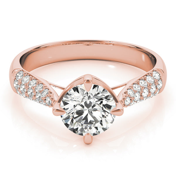 Round Diamond Engagement Ring · 0.90 ct tw
