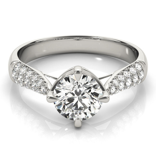 Round Diamond Engagement Ring · 0.90 ct tw
