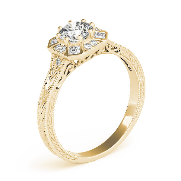 Round Diamond Engagement Ring · 0.73 ct tw
