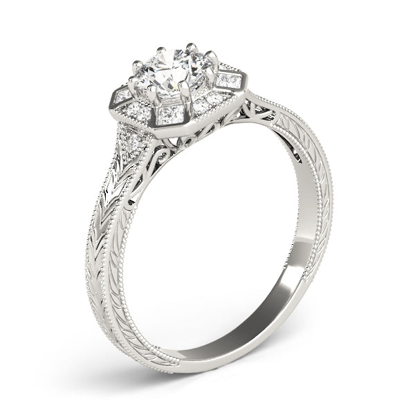 Round Diamond Engagement Ring · 0.73 ct tw