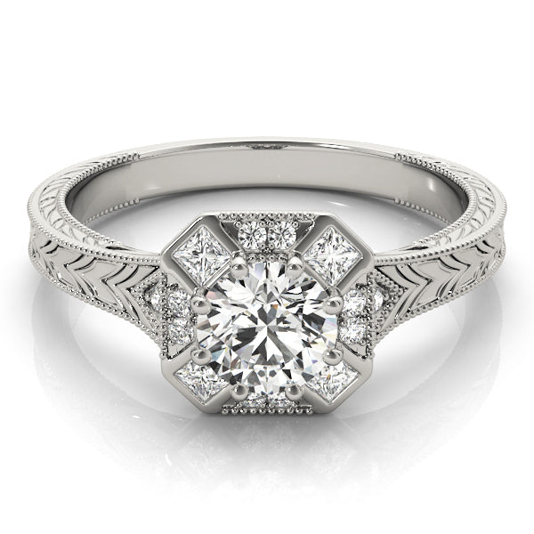 Round Diamond Engagement Ring · 1.01 ct tw