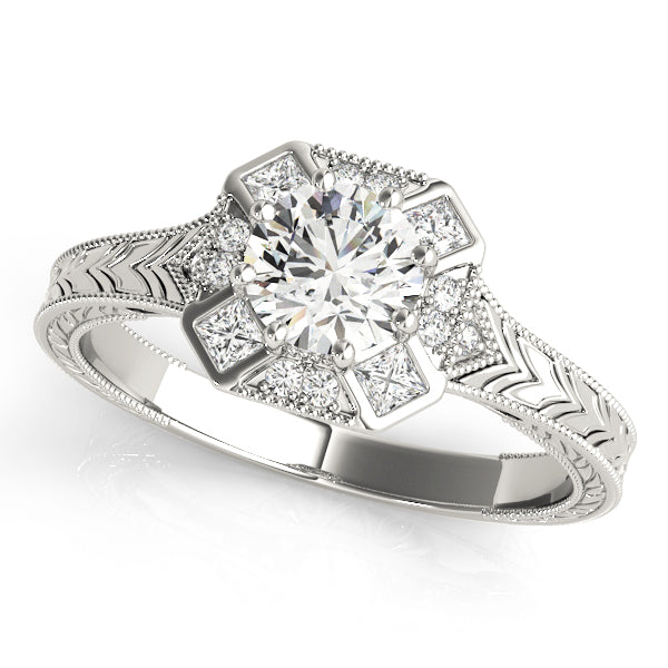 Round Diamond Engagement Ring · 1.01 ct tw