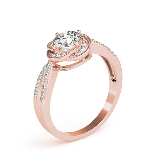 Round Diamond Engagement Ring · 0.48 ct tw