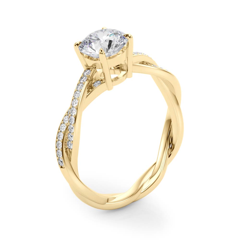 Round Diamond Engagement Ring · 1.10 ct tw