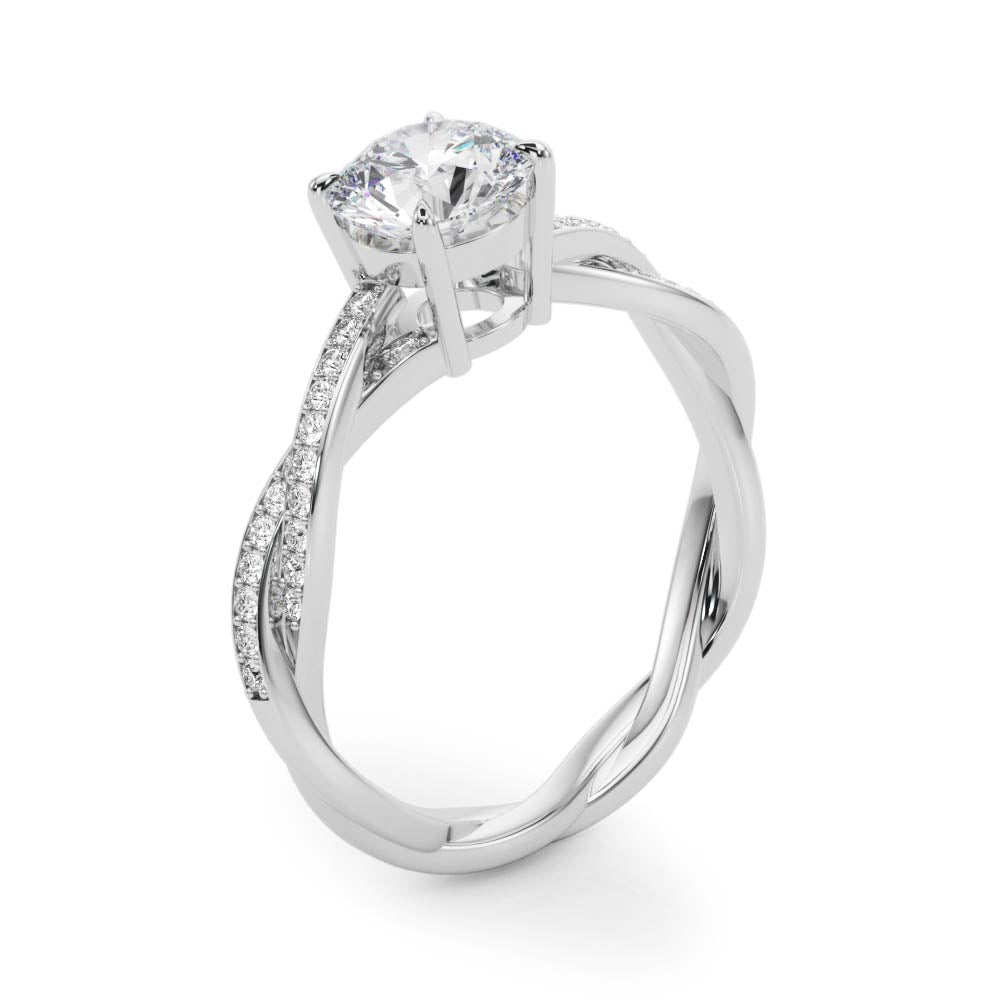 Round Diamond Engagement Ring · 1.10 ct tw
